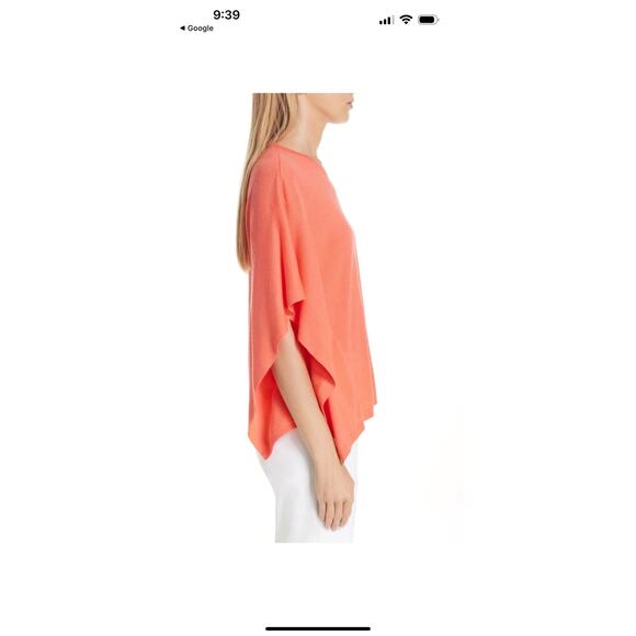 ST. JOHN NWT Float Jacquard Merino Wool Butterfly Sweater In Blossom S - Picture 4 of 8